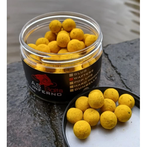 INFERNO 12MM YELLOW  WAFTERS (Hot Pepperami Fishmeal)