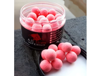 INFERNO 14MM HI VIZ PINK POP UPS (Hot Pepperami Fishmeal flavour)