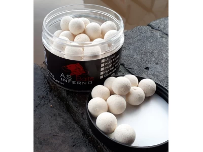 INFERNO 14MM POP UPS WHITE (Hot Pepperami Fishmeal)