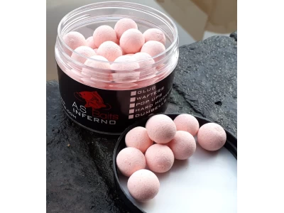 INFERNO 14MM WASHED OUT PINK POP UPS (Hot Pepperami Fishmeal flavour)