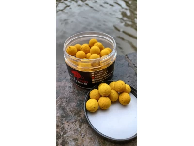 INFERNO 14MM YELLOW POP UPS (Hot Pepperami Fishmeal flavour)
