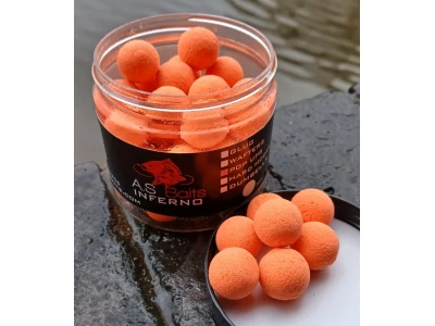 INFERNO 16MM HI VIZ ORANGE POP UPS (Hot Pepperami Fishmeal flavour)