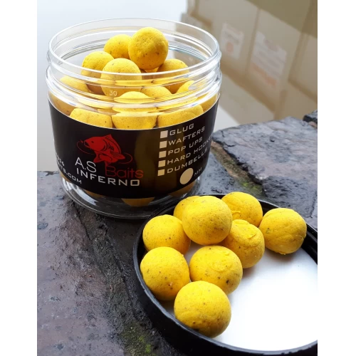 INFERNO 16MM YELLOW  WAFTERS (Hot Pepperami Fishmeal)