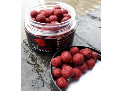 INFERNO HARD HOOKERS 12MM (Hot Pepperami Fishmeal)