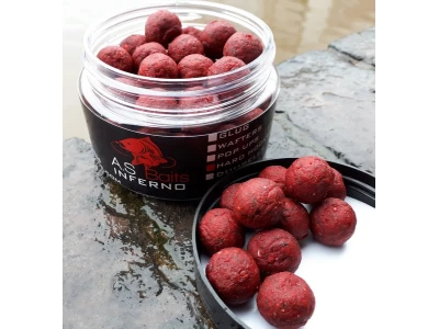 INFERNO HARD HOOKERS 14MM (Hot Pepperami Fishmeal)
