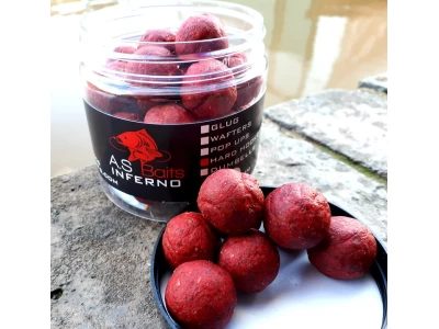 INFERNO HARD HOOKERS 18MM (Hot Pepperami Fishmeal)