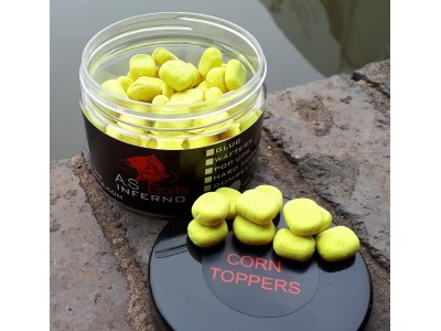 INFERNO HI VIZ YELLOW CORN TOPPERS (Hot Pepperami Fishmeal flavour)