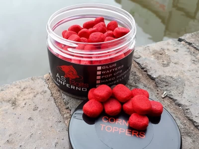 INFERNO LEAKING CORN TOPPERS RED (HOT Pepperami Fishmeal)