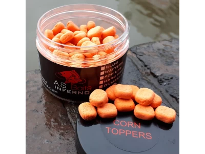 INFERNO ORANGE CORN TOPPERS (Hot Pepperami Fishmeal flavour)