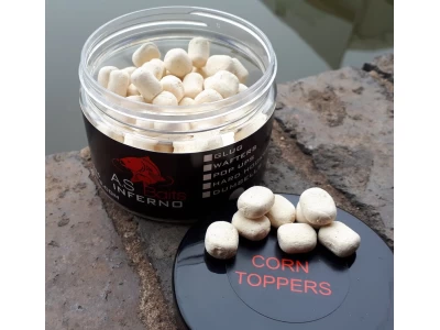 INFERNO WHITE CORN TOPPERS (Hot Pepperami Fishmeal flavour)
