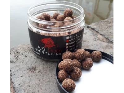 THISTLE MIX 12MM CORK DUST WAFTERS (Squid and Plum)