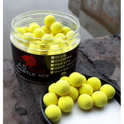 THISTLE MIX 12MM HI VIZ YELLOW POP UPS  (Squid and Plum)