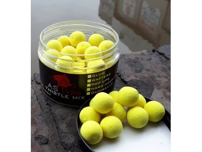 THISTLE MIX 14MM HI VIZ YELLOW POP UPS  (Squid and Plum)
