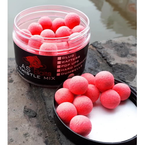 THISTLE MIX 14MM POP UPS HI VIZ PINK  (Squid and Plum)