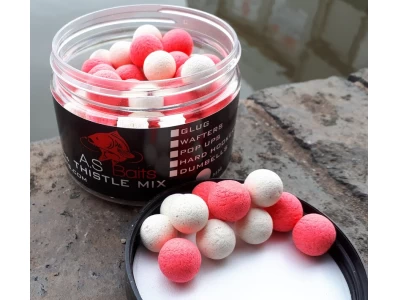 THISTLE MIX WHITE AND PINK HI VIZ PINK POP UPS 12MM  (Squid and Plum)