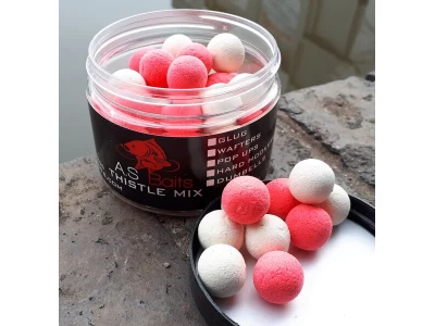 THISTLE MIX WHITE AND PINK HI VIZ PINK POP UPS  (Squid and Plum)