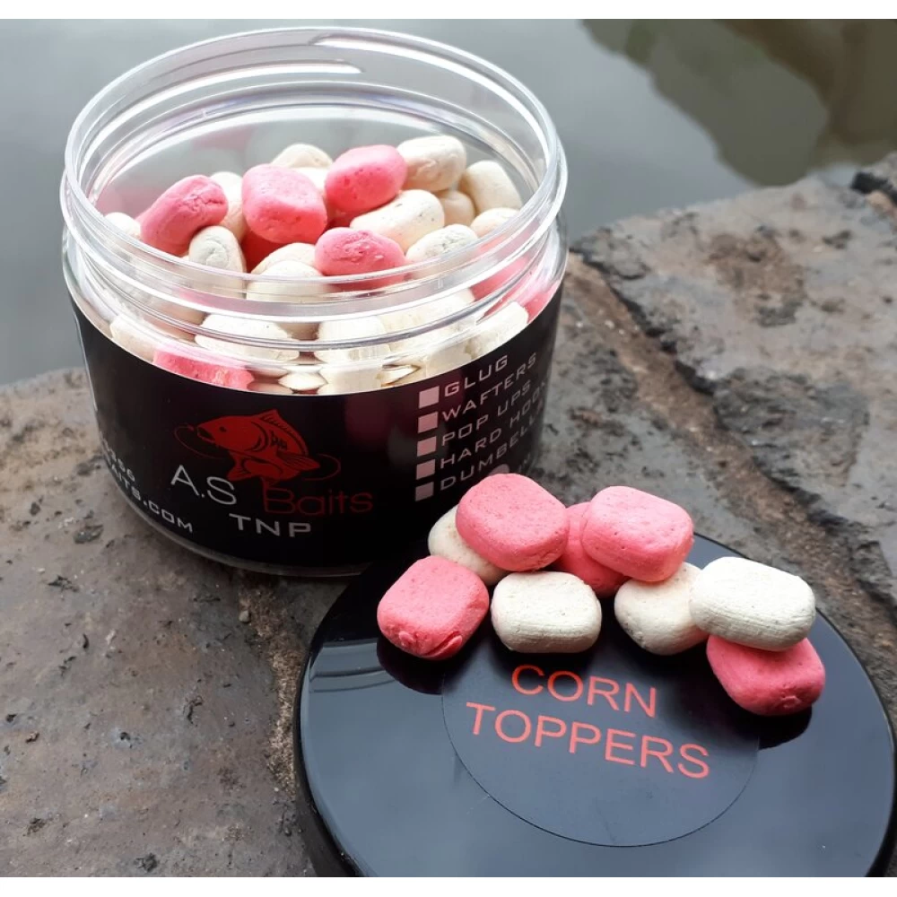 TNP PINK AND WHITE HI VIZ  CORN TOPPERS ( Tiger nut and Plum)