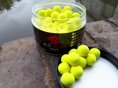 TNT HI VIZ YELLOW POP UPS 12MM (Tiger nut and Tangerine aroma)