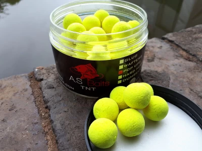 TNT HI VIZ YELLOW POP UPS 14MM (Tiger nut and Tangerine aroma)