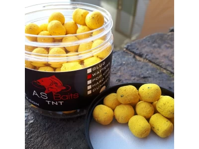 TNT Yellow Dumbbell Wafters 16mm (Tiger nut and Tangerine)